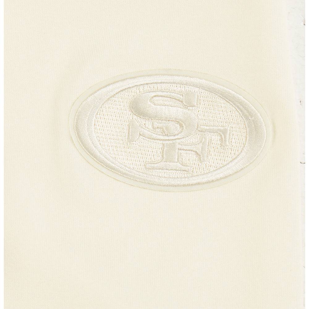 NFL San Francisco 49Ers Neutral Big Girl'S Legging (Eggshell) product image 3, provided for visual reference and product