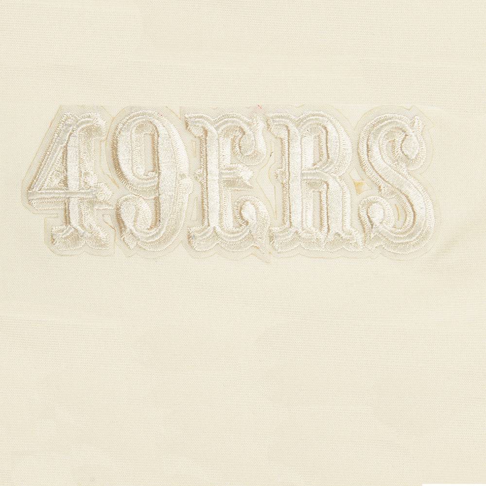 NFL San Francisco 49Ers Neutral Big Girl'S Legging (Eggshell) product image 4, provided for visual reference and product
