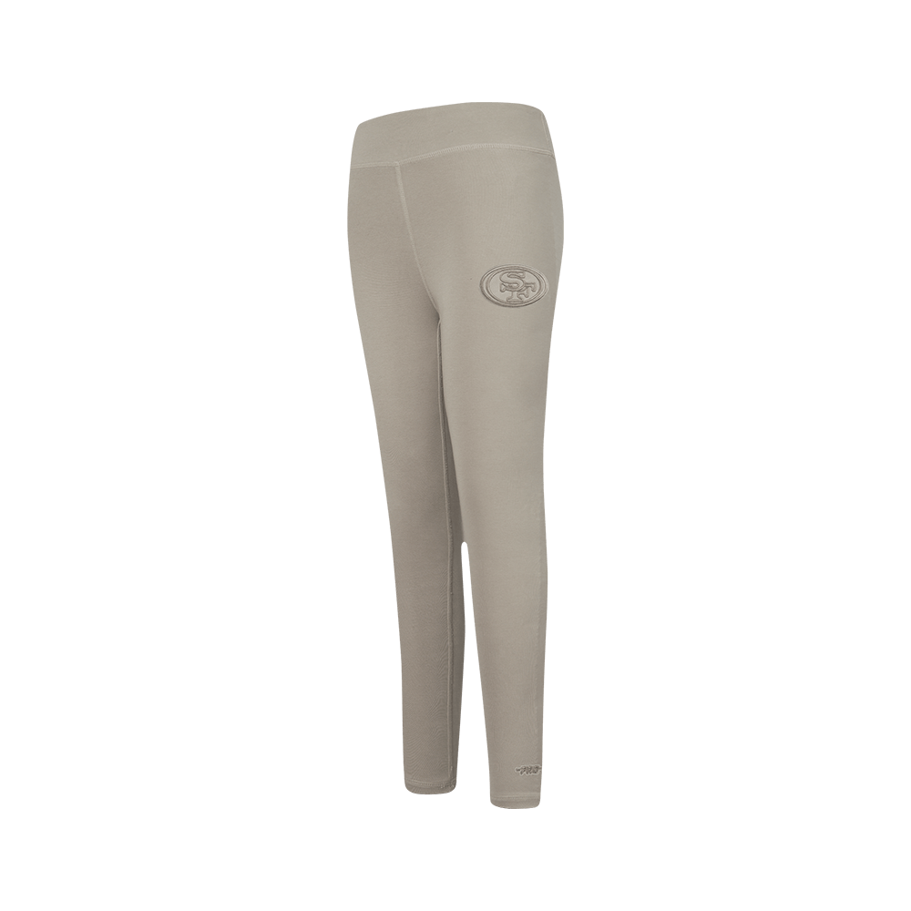 NFL San Francisco 49Ers Neutral Big Girl'S Legging (Taupe) product image 1, provided for visual reference and product detail