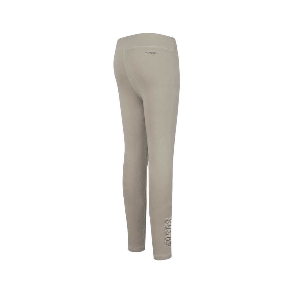 NFL San Francisco 49Ers Neutral Big Girl'S Legging (Taupe) product image 3, provided for visual reference and product detail