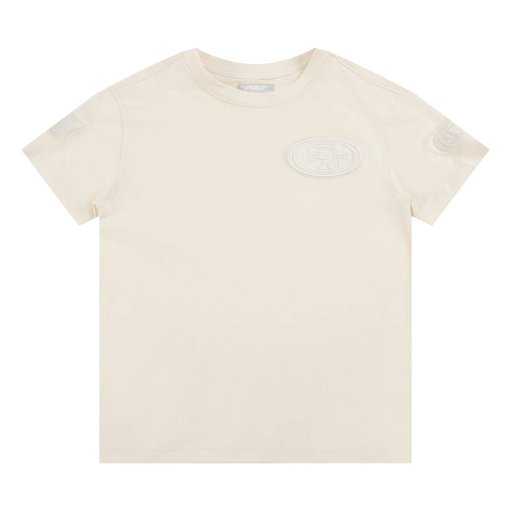NFL SAN FRANCISCO 49ERS NEUTRAL LITTLE BOY'S SHORT SLEEVE T-Shirt (EGGSHELL) product image 1, provided for visual reference
