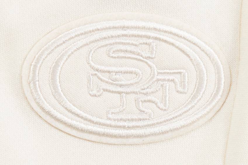 NFL San Francisco 49Ers Neutral Little Boy'S Flc Sweatpant (Eggshell) product image 3, provided for visual reference and