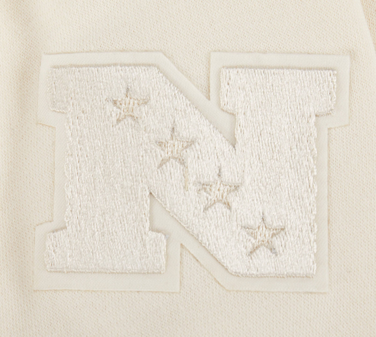 NFL San Francisco 49Ers Neutral Little Boy'S Fleece Crewneck (Eggshell) product image 5, provided for visual reference and