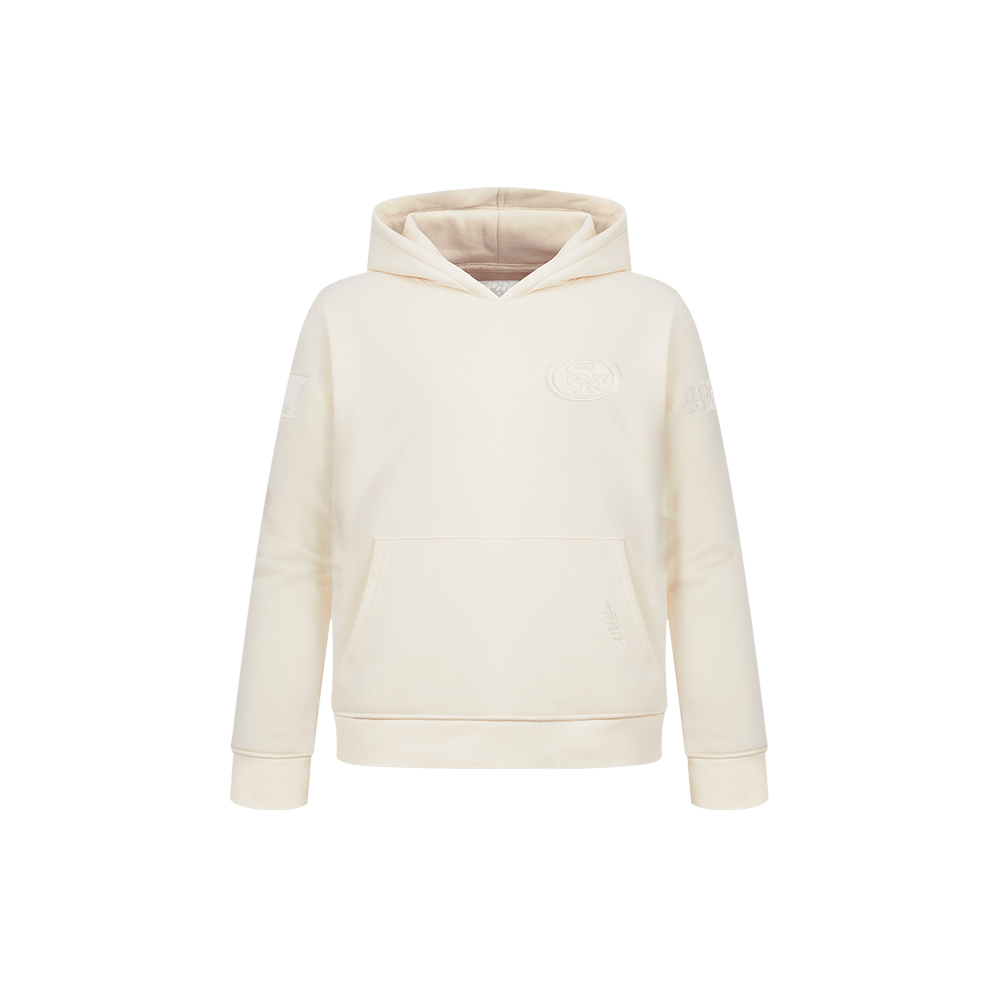 NFL San Francisco 49Ers Neutral Little Boy'S Fleece Pullover Hoodie (Eggshell) product image 1, provided for visual