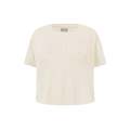 NFL SAN FRANCISCO 49ERS NEUTRAL LITTLE GIRL'S SHORT SLEEVE BOXY T-Shirt (EGGSHELL) product image 1, provided for visual