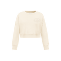 NFL San Francisco 49Ers Neutral Little Girl'S Fleece Crewneck (Eggshell) product image 1, provided for visual reference and