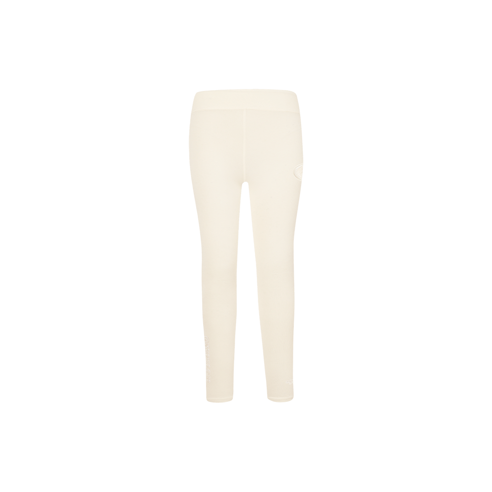 NFL San Francisco 49Ers Neutral Little Girl'S Legging (Eggshell) product image 2, provided for visual reference and product