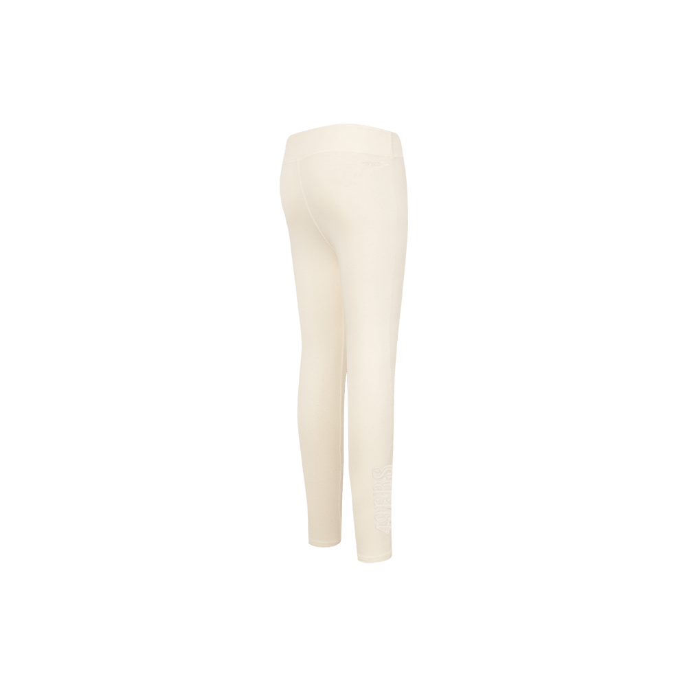 NFL San Francisco 49Ers Neutral Little Girl'S Legging (Eggshell) product image 3, provided for visual reference and product