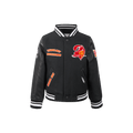 NFL Tampa Bay Buccaneers Retro Classic Little Boy'S Rib Wool Varsity Jacke (Black) product image 1, provided for visual