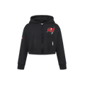 NFL Tampa Bay Buccaneers Classic Little Girl'S Fleece Full Zip Hoodie (Black) product image 1, provided for visual reference