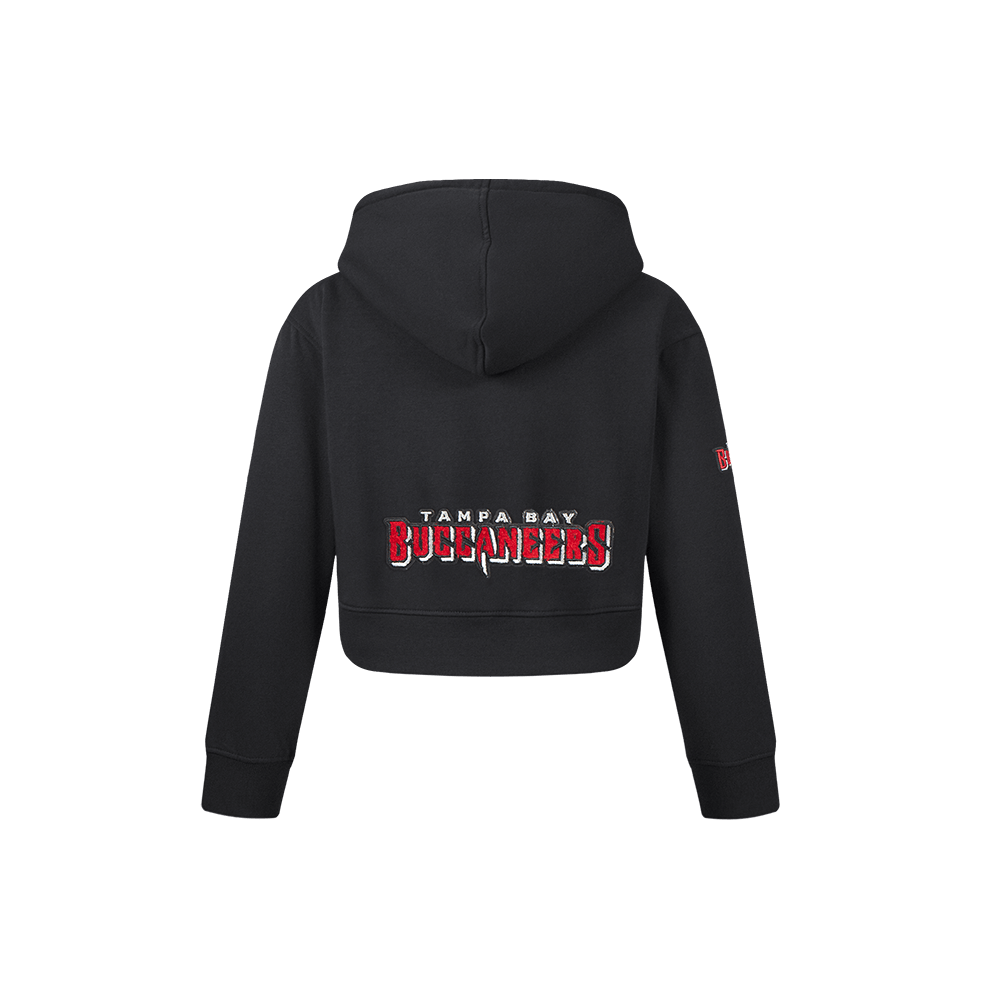 NFL Tampa Bay Buccaneers Classic Little Girl'S Fleece Full Zip Hoodie (Black) product image 3, provided for visual reference