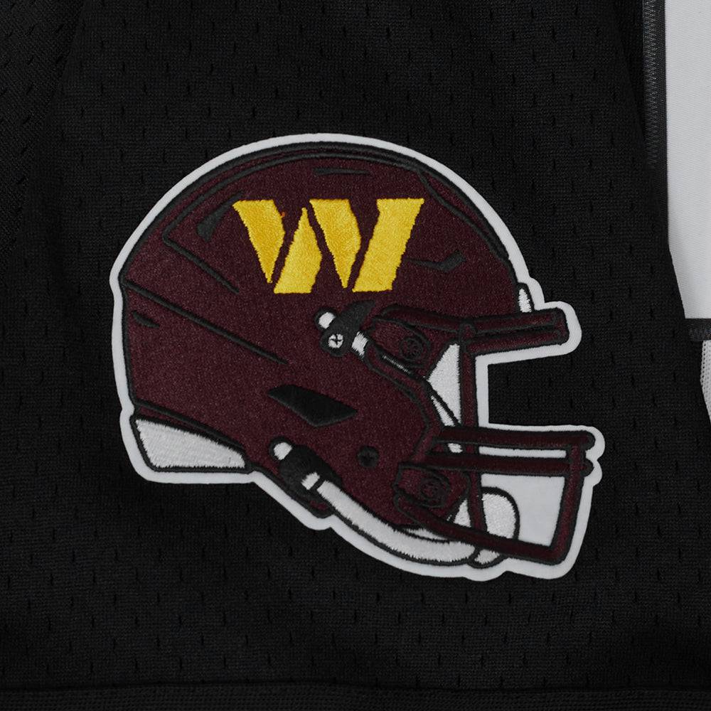 NFL WASHINGTON COMMANDERS JAYDEN DANIELS #5 CLASSIC Men MESH BUTTON (BLACK) product image 6, provided for visual reference