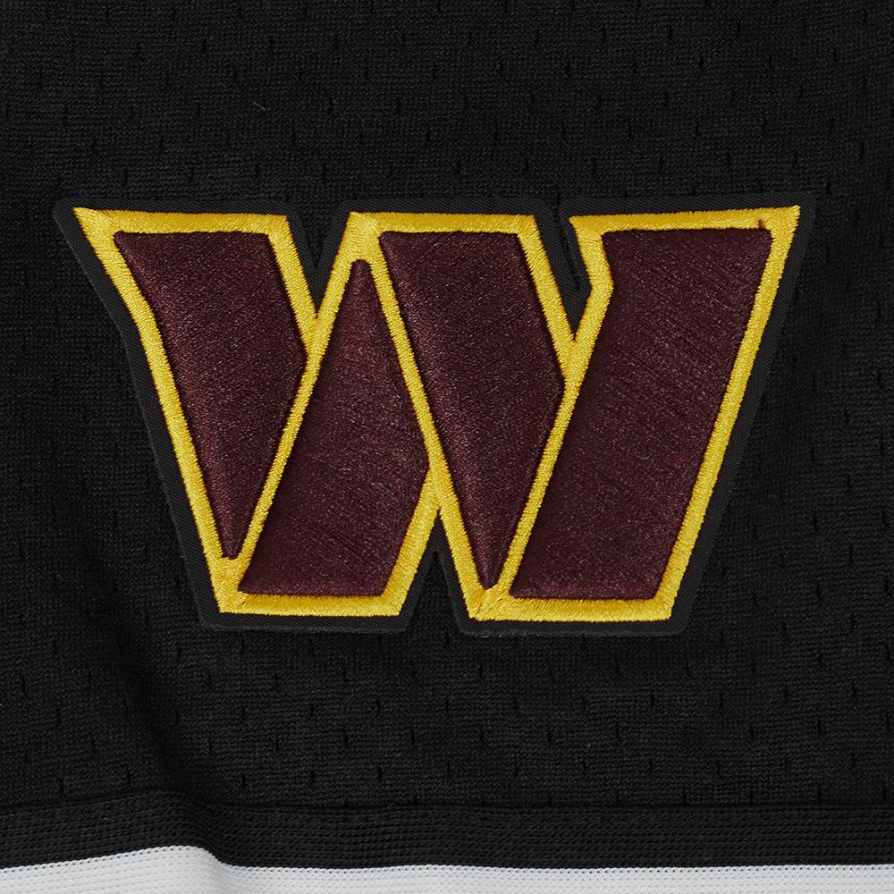 NFL WASHINGTON COMMANDERS JAYDEN DANIELS #5 CLASSIC Men MESH BUTTON (BLACK) product image 7, provided for visual reference