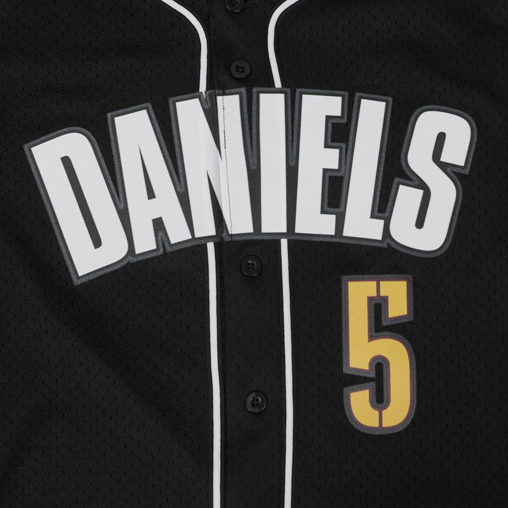 NFL WASHINGTON COMMANDERS JAYDEN DANIELS #5 CLASSIC Men MESH BUTTON (BLACK) product image 8, provided for visual reference