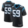 Carolina Panthers Luke Kuechly Black Team Game Jersey product image 1, provided for visual reference and product detail