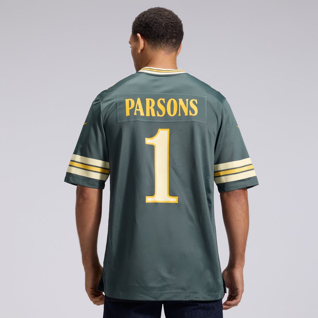 Green Bay Packers Micah Parsons Green 2026 Rivalries Collection Game Jersey product image 3, provided for visual reference
