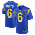 Los Angeles Rams Nick Hampton Royal Team Game Jersey product image 1, provided for visual reference and product detail review