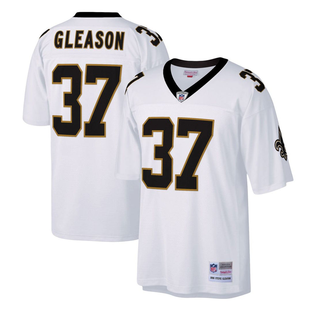 New Orleans Saints Steve Gleason White Big & Tall 2006 Retired Player Replica Jersey product image 1, provided for visual
