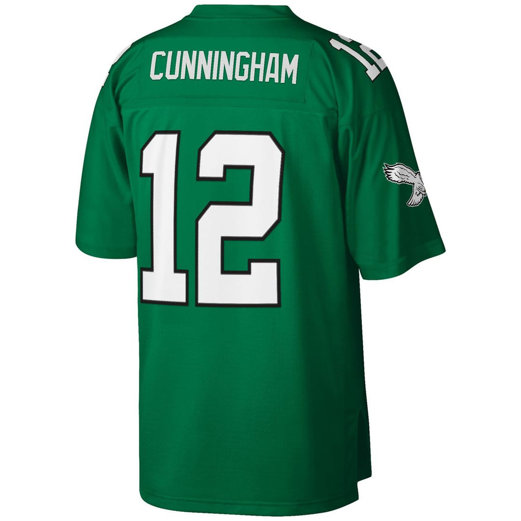 Philadelphia Eagles Randall Cunningham Kelly Green Big & Tall 1990 Retired Player Replica Jersey product image 3, provided
