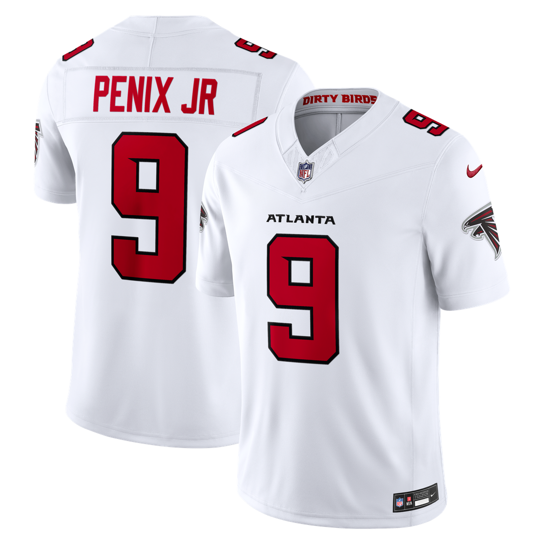 Atlanta Falcons Michael Penix Jr. Black Alternate Throwback Vapor F.U.S.E. Stitched Limited Jersey product image 7, provided