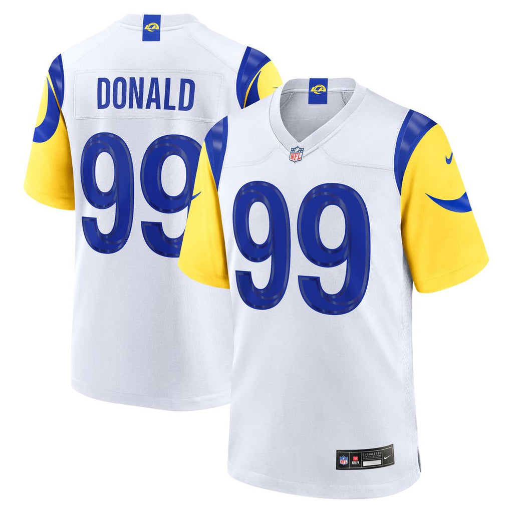 Los Angeles Rams Aaron Donald Royal Game Jersey product image 7, provided for visual reference and product detail review