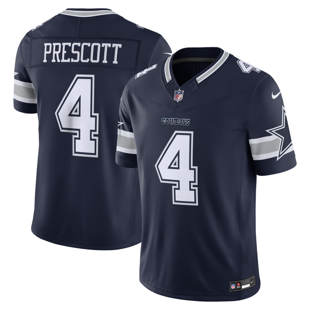 Dallas Cowboys Dak Prescott White Alternate Vapor F.U.S.E. Stitched Limited Jersey product image 7, provided for visual