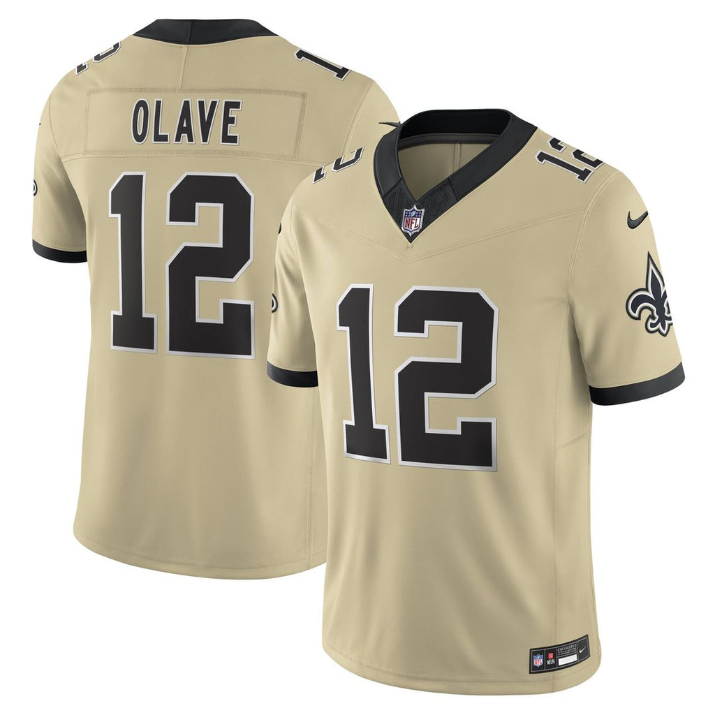 New Orleans Saints Chris Olave Black Vapor F.U.S.E. Limited Jersey product image 7, provided for visual reference and