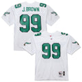 Philadelphia Eagles Jerome Brown White 1991 Authentic Throwback Retired Player Jersey product image 1, provided for visual