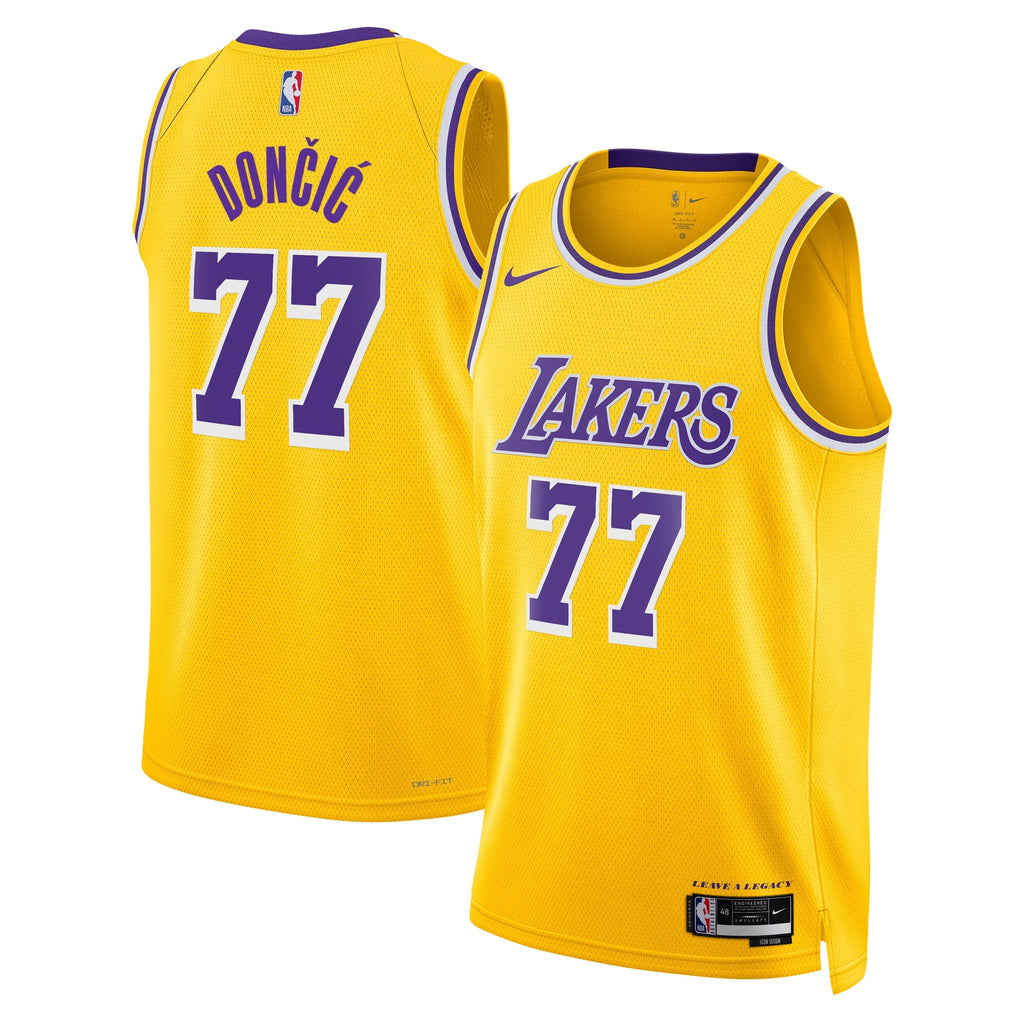 Los Angeles Lakers Nike Icon Edition Swingman Jersey - Gold product image 2