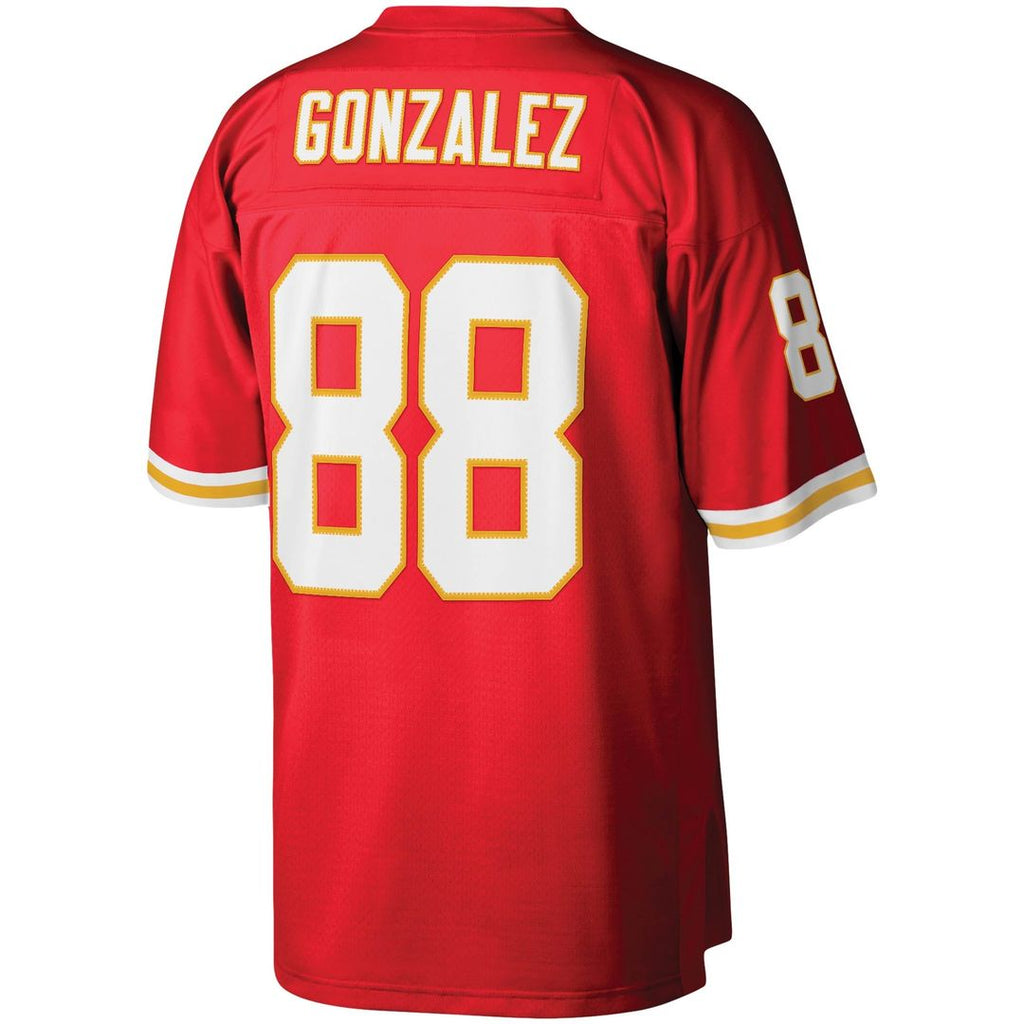Kansas City Chiefs Tony Gonzalez Red Legacy Replica Jersey product image 3, provided for visual reference and product detail