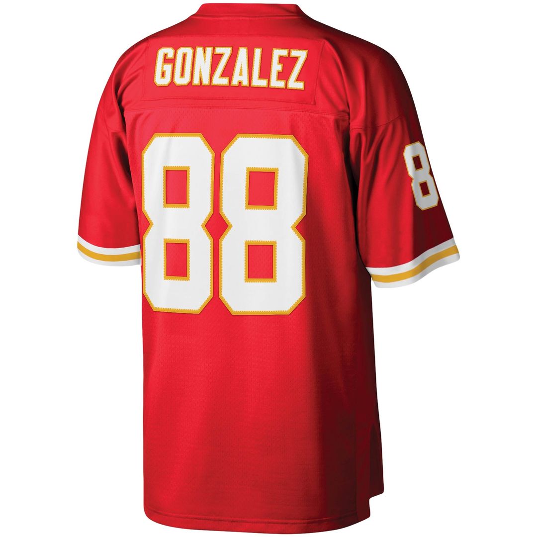 Kansas City Chiefs Tony Gonzalez Red Legacy Replica Jersey product image 3, provided for visual reference and product detail