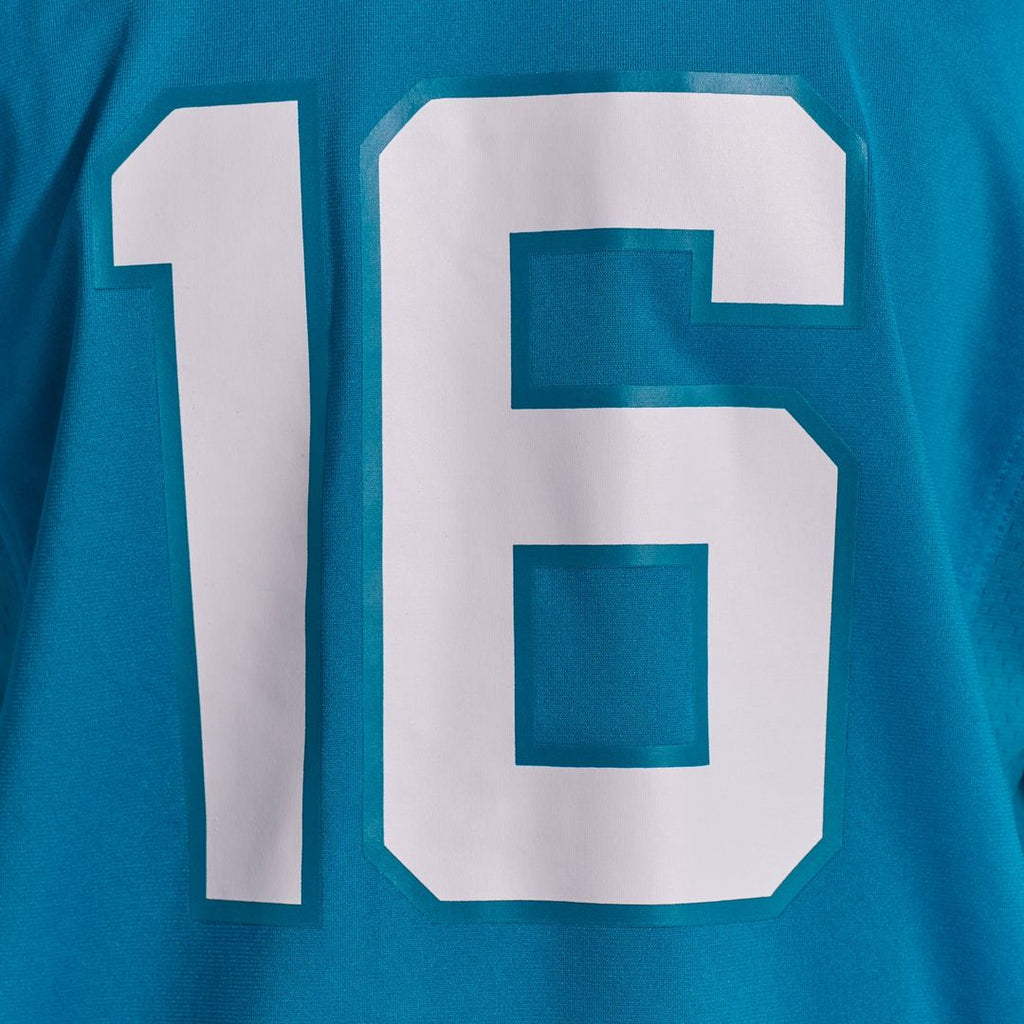 Jacksonville Jaguars Trevor Lawrence Teal Home Game Jersey product image 10, provided for visual reference and product