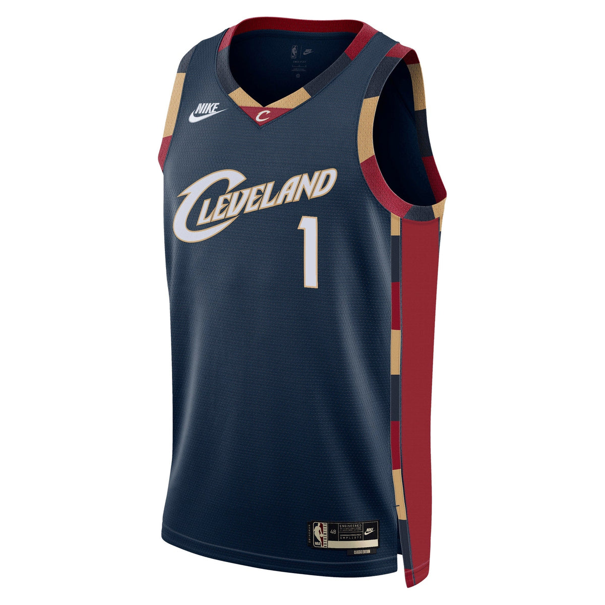 Max Strus Cleveland Cavaliers Classic Edition Jersey - Navy - Unisex product image 3, provided for visual reference and