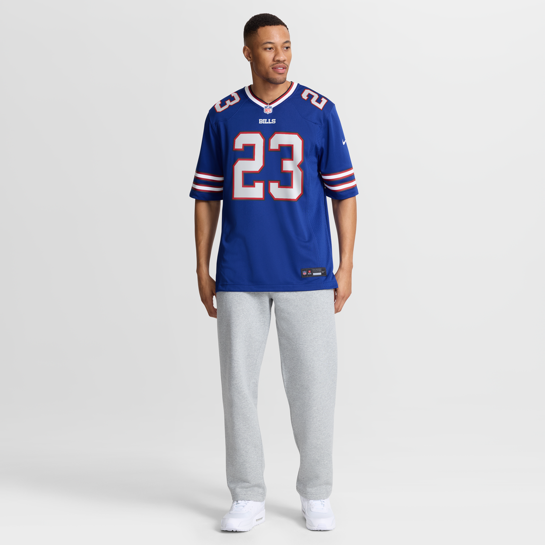 Buffalo Bills Micah Hyde Royal Game Player Jersey product image 7, provided for visual reference and product detail review