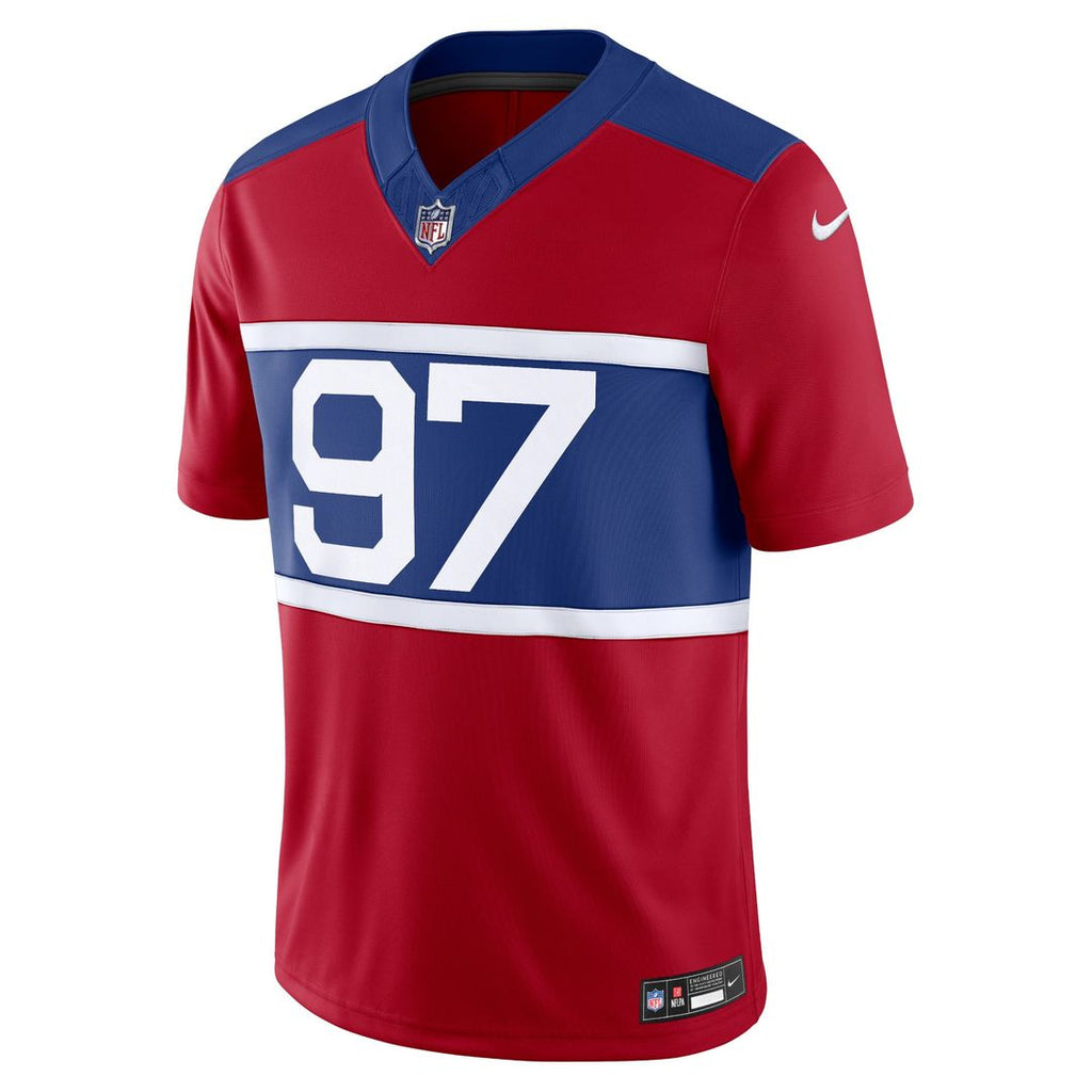 New York Giants Dexter Lawrence II Century Red Alternate Vapor F.U.S.E. Limited Jersey product image 2, provided for visual