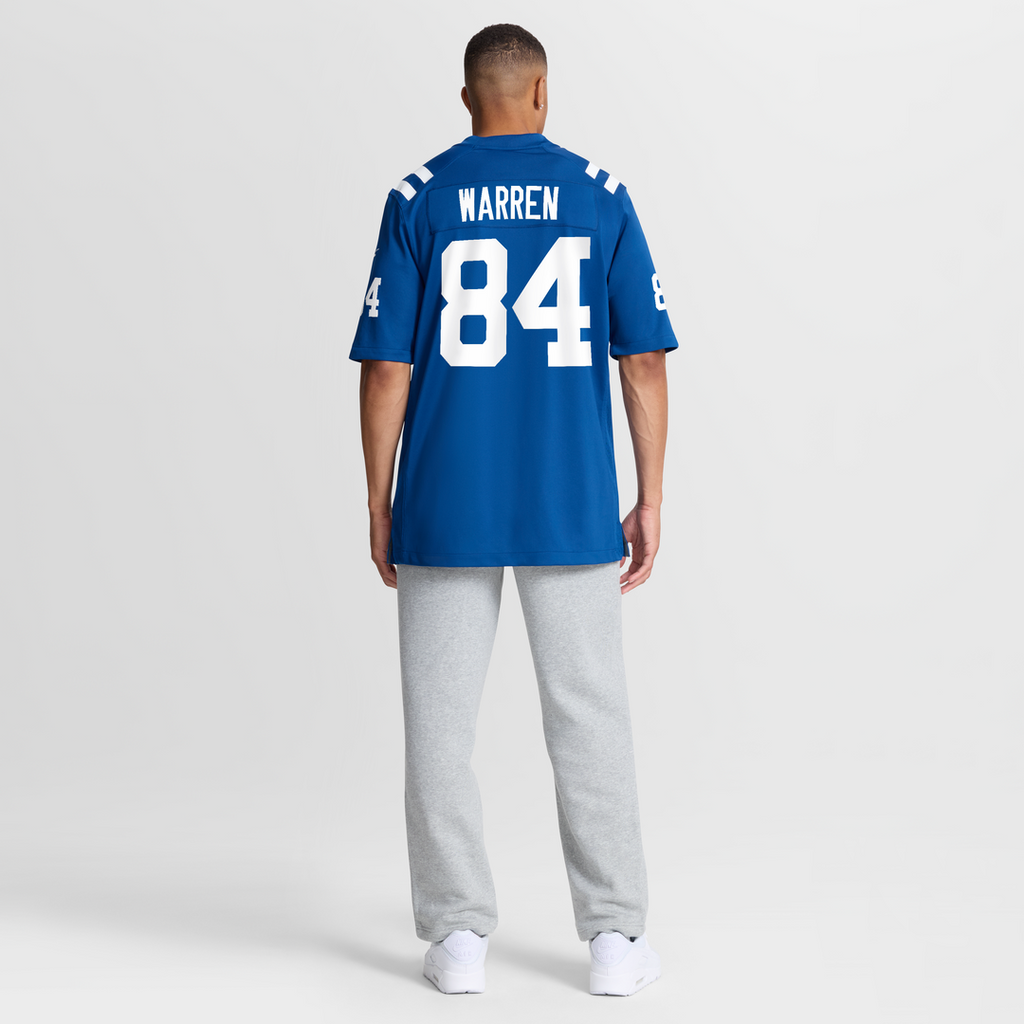 Indianapolis Colts Tyler Warren Royal Team Game Jersey product image 8, provided for visual reference and product detail