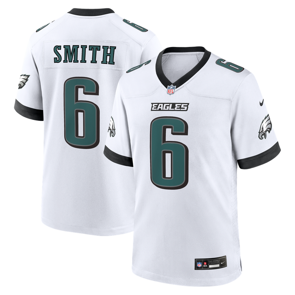 Philadelphia Eagles DeVonta Smith Midnight Green Team Game Jersey product image 10, provided for visual reference and