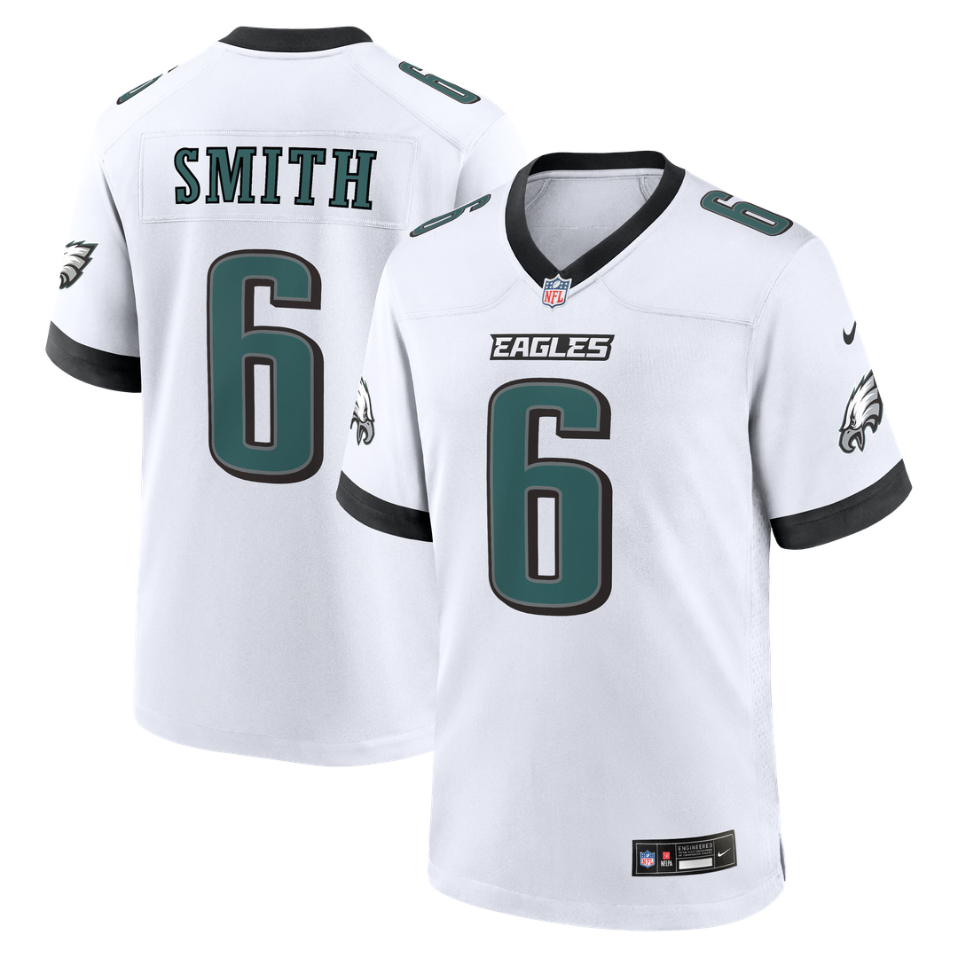 Philadelphia Eagles DeVonta Smith Midnight Green Team Game Jersey product image 10, provided for visual reference and
