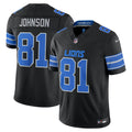 Detroit Lions Calvin Johnson Black Alternate Vapor F.U.S.E. Stitched Retired Limited Jersey product image 1, provided for