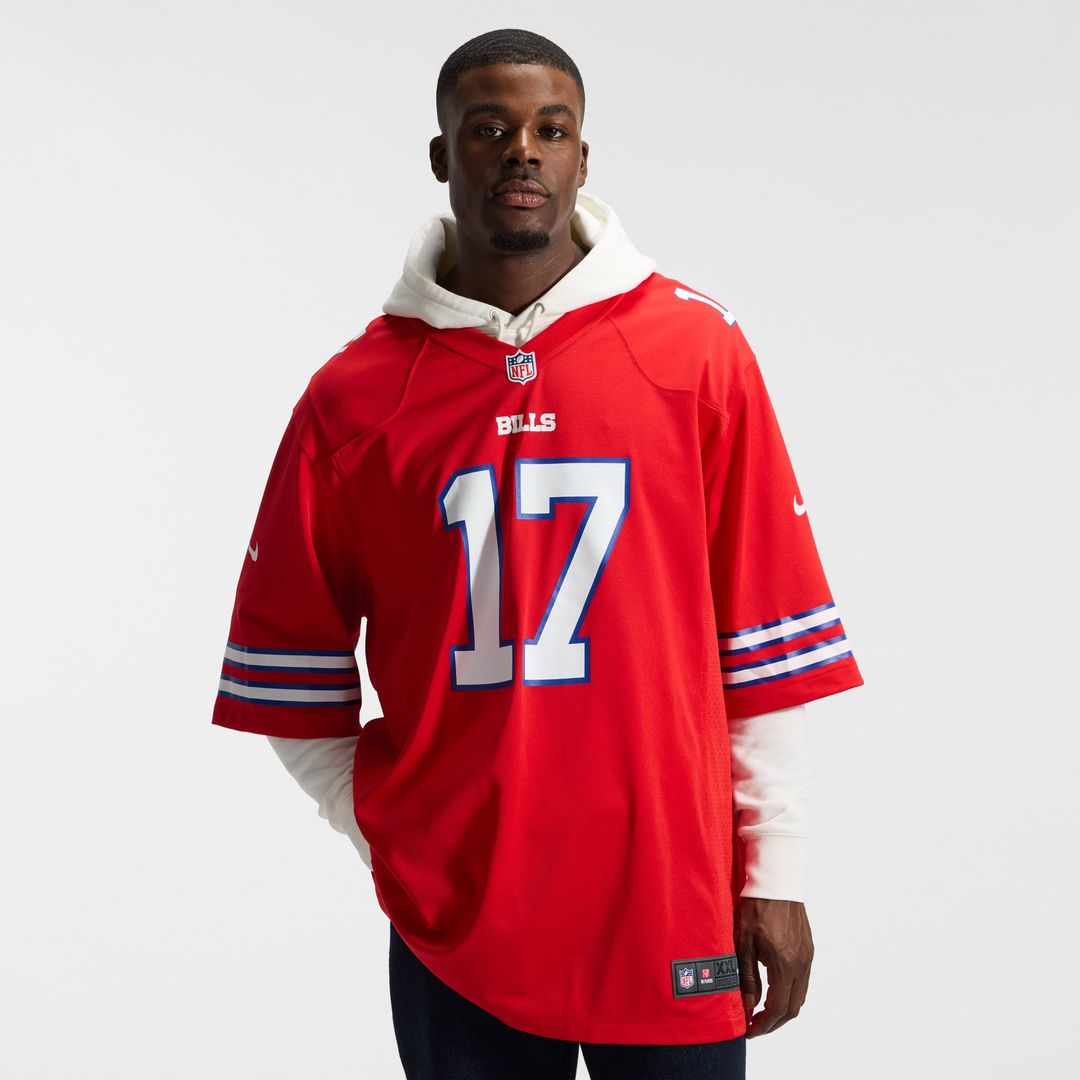 Buffalo Bills Josh Allen Royal Game Player Jersey product image 18, provided for visual reference and product detail review