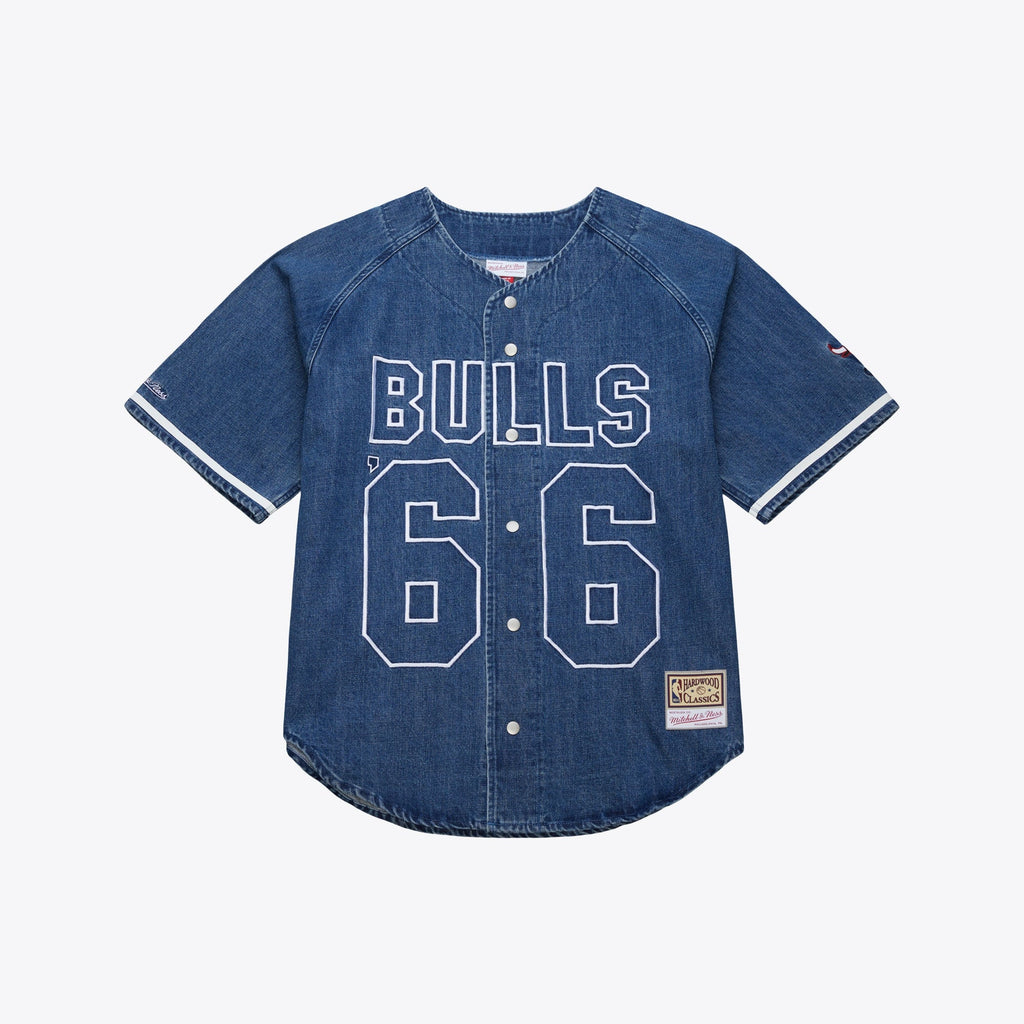 Chicago Bulls Mitchell & Ness Summer Breeze Baseball Jersey product image 1