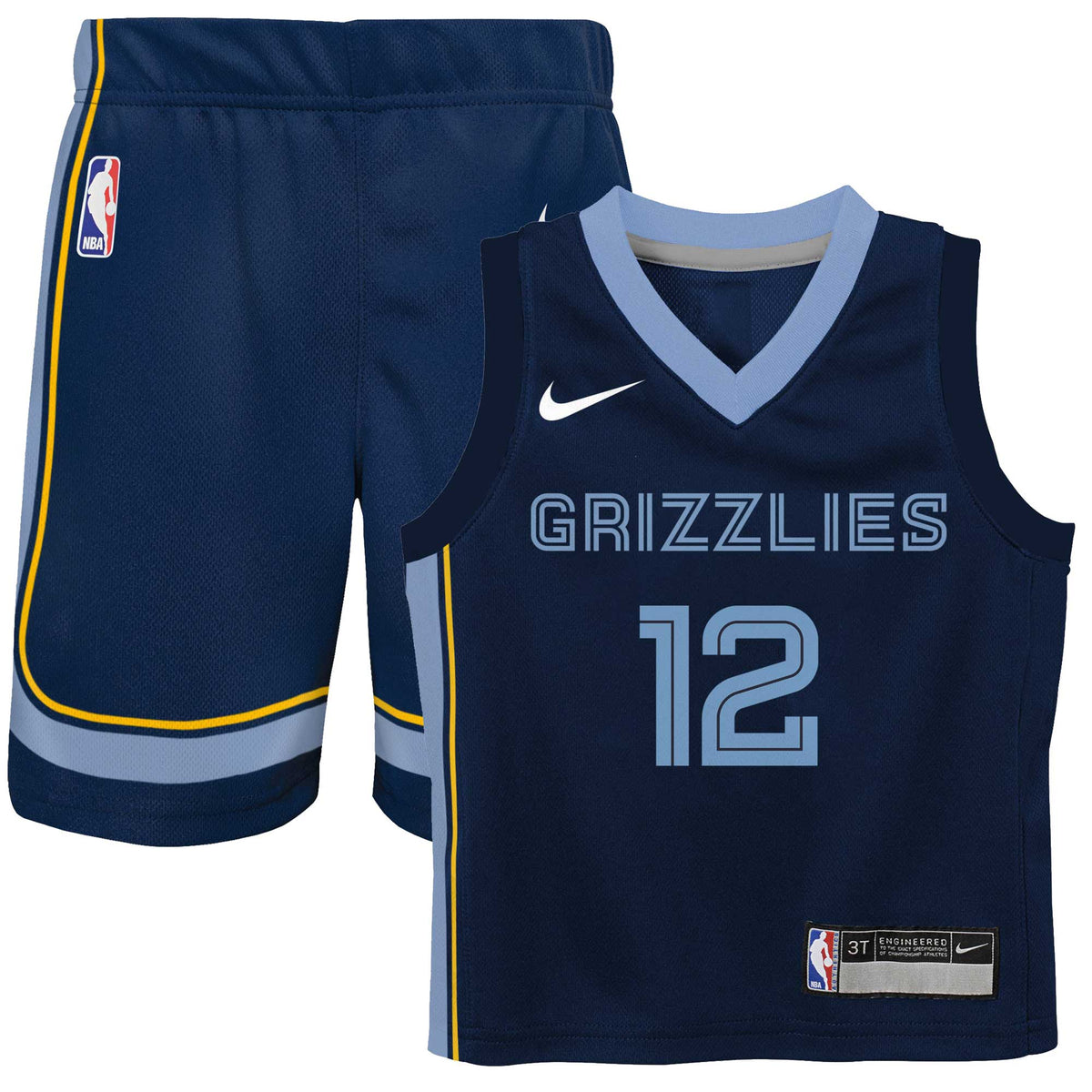 Ja Morant Memphis Grizzlies Replica Icon Jersey - Infant product image 2, provided for visual reference and product detail