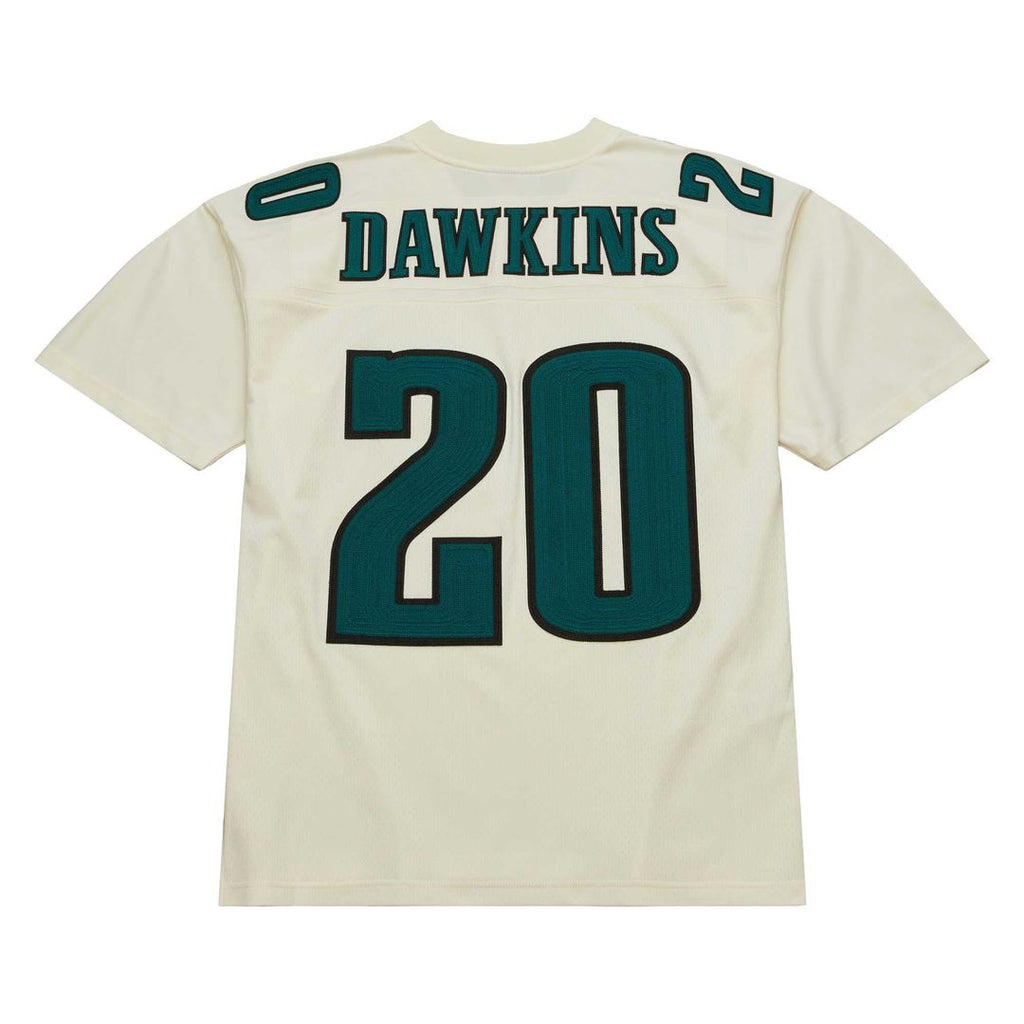 Philadelphia Eagles Brian Dawkins Cream Chainstitch Legacy Jersey product image 3, provided for visual reference and product