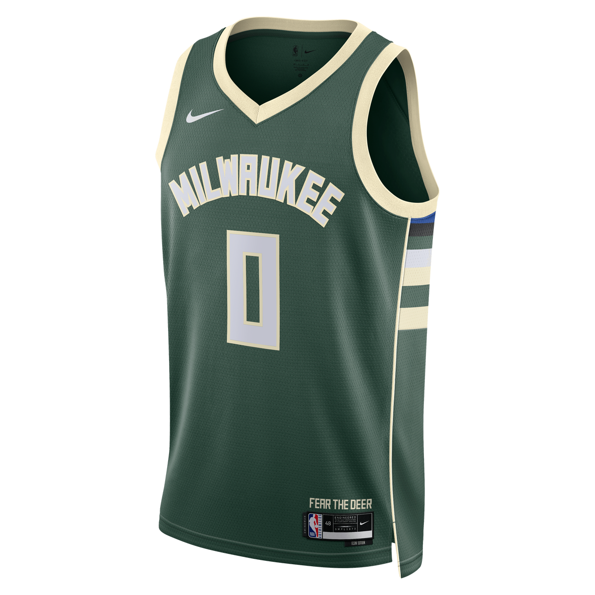 Milwaukee Bucks Nike Icon Swingman Jersey - Green - Brayden product image 3