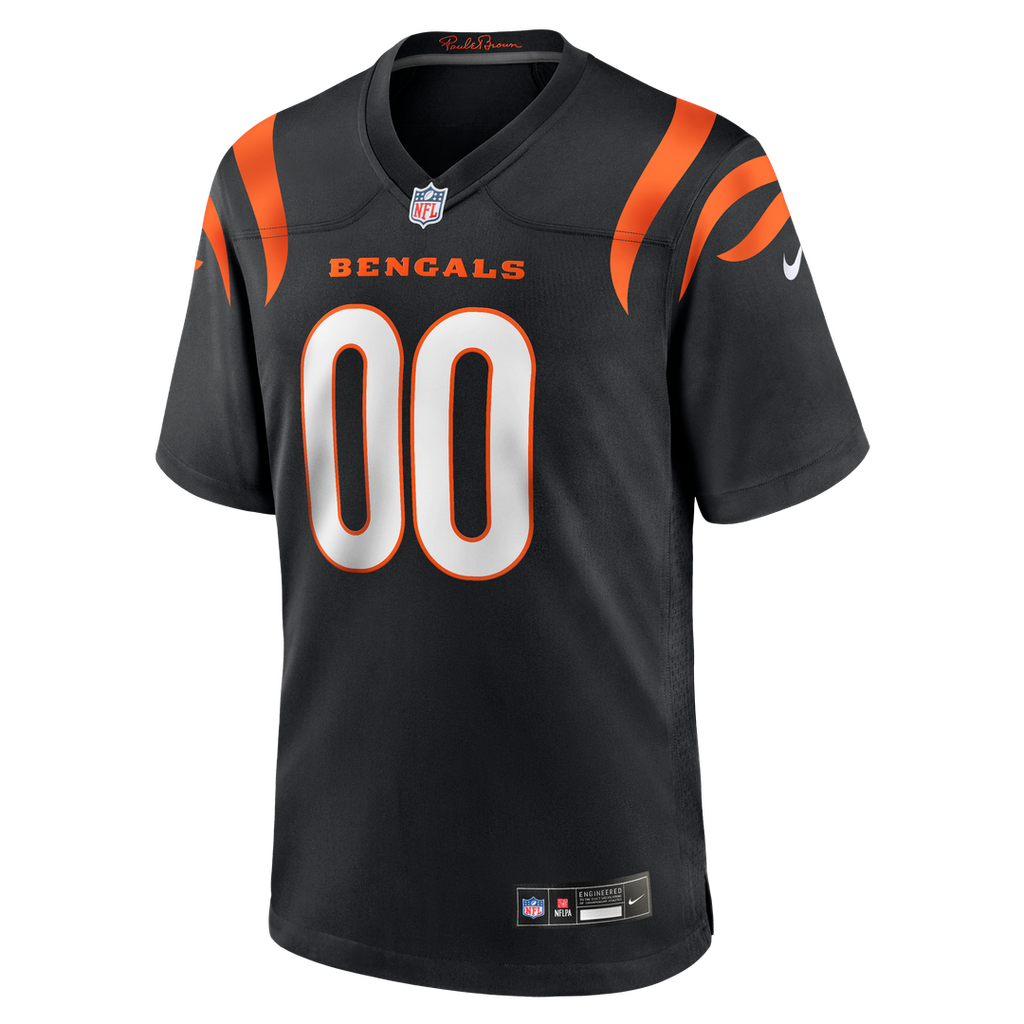 Cincinnati Bengals Cashius Howell Black Team Game Jersey product image 2, provided for visual reference and product detail