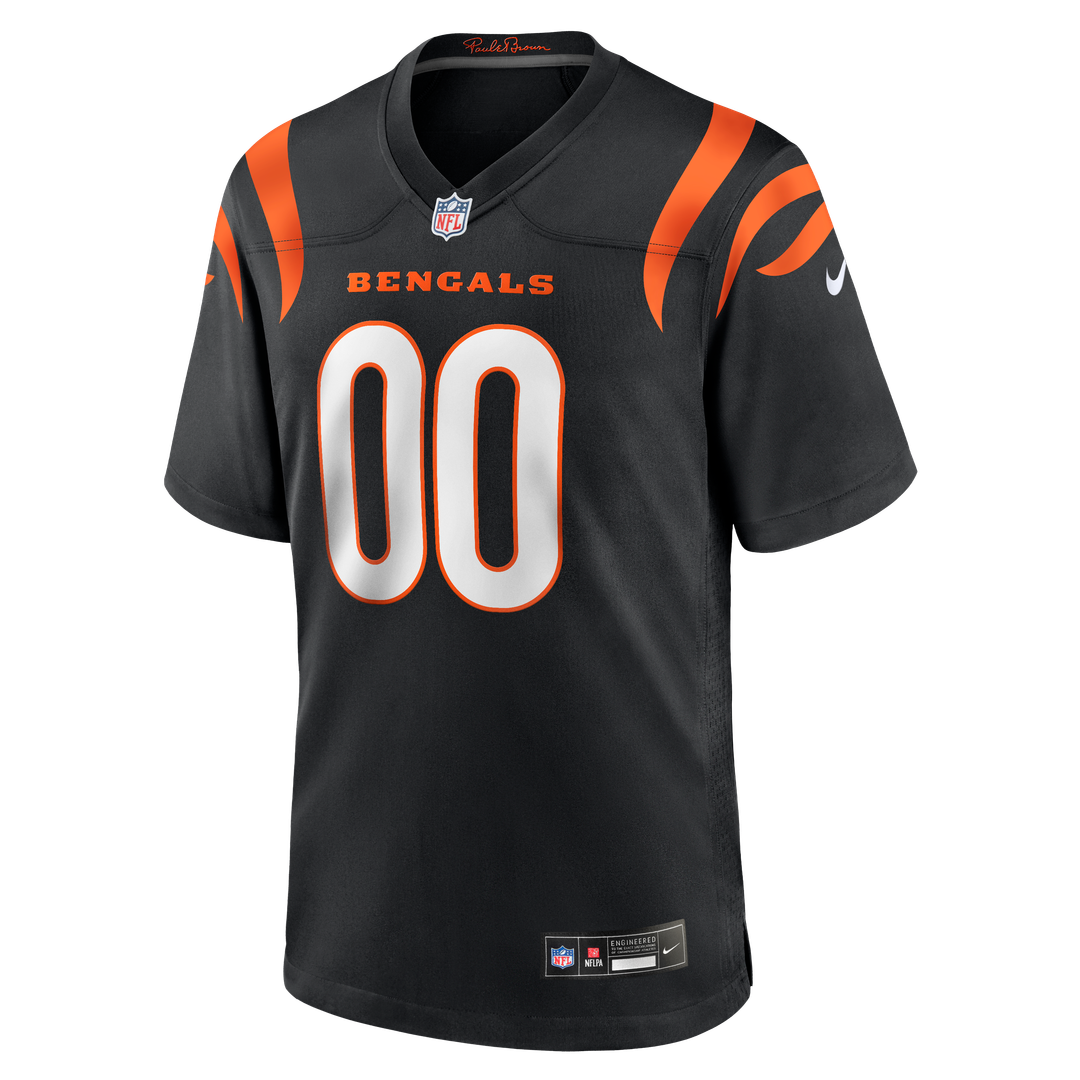 Cincinnati Bengals Cashius Howell Black Team Game Jersey product image 2, provided for visual reference and product detail