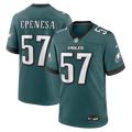 Philadelphia Eagles A.J. Epenesa Midnight Green Team Game Jersey product image 1, provided for visual reference and product
