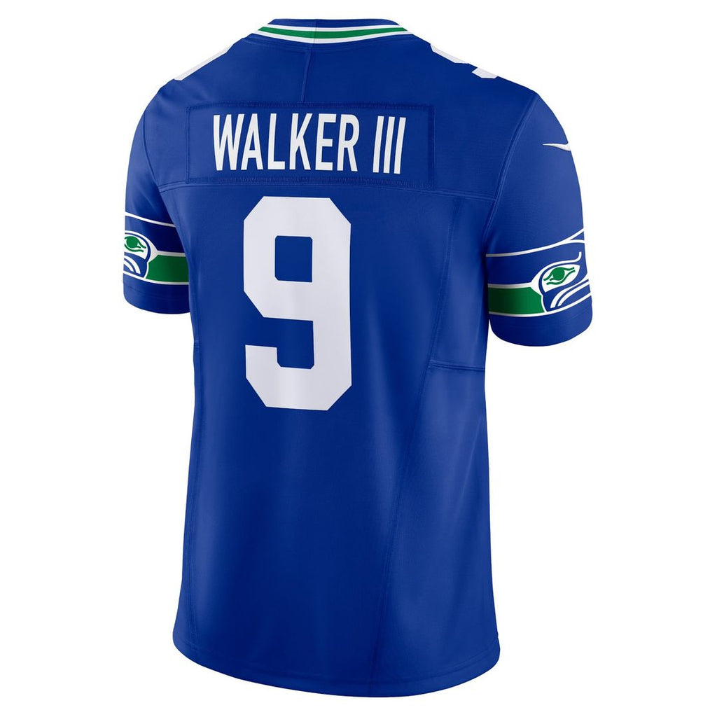 Seattle Seahawks Kenneth Walker III Royal Vapor F.U.S.E. Limited Jersey product image 3, provided for visual reference and