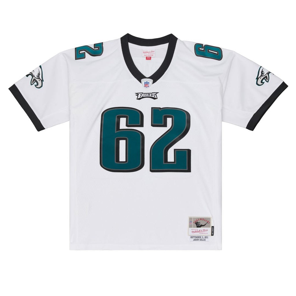 Philadelphia Eagles Jason Kelce White 2011 Legacy Replica Player Jersey product image 2, provided for visual reference and