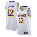 Los Angeles Lakers Association Edition Swingman Basketball Jersey - White - Jake LaRavia - Unisex product image 1, provided